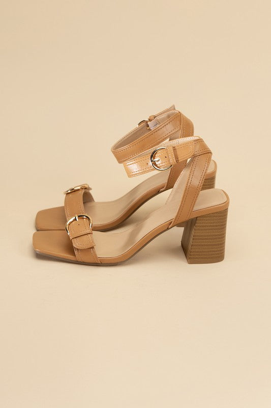 Buckle Sandal Heel