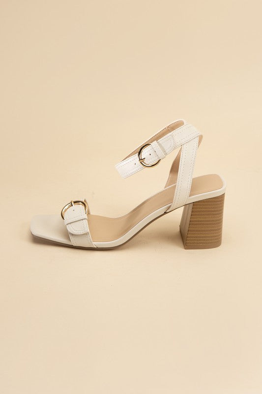 Buckle Sandal Heel