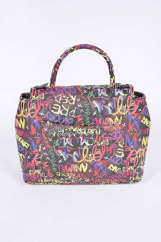 Graffiti Convertible Shoulder Bag