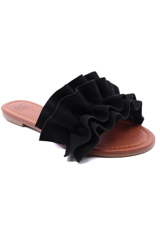 Ruffle Sandal