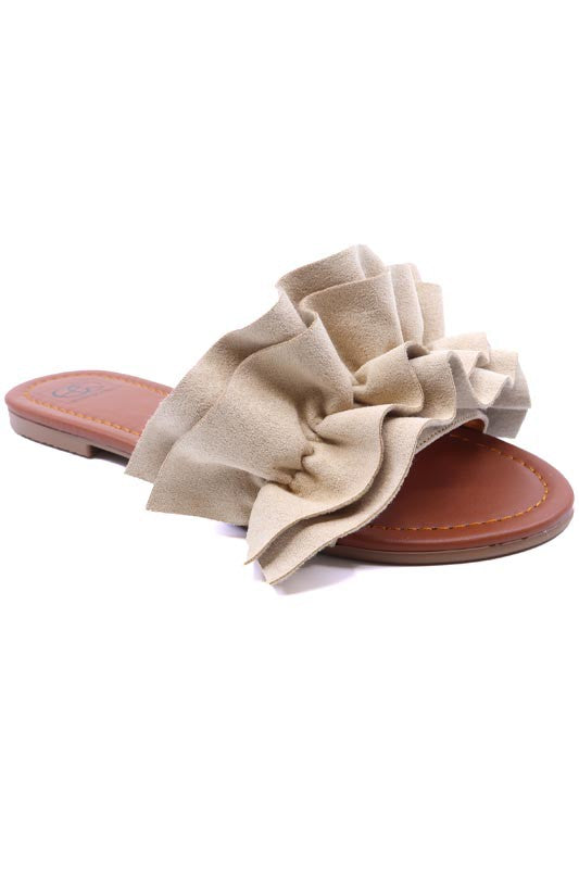 Ruffle Sandal