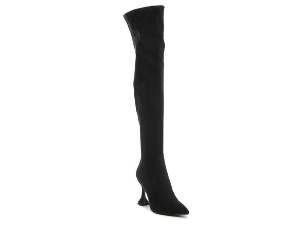 Brandy Over The Knee High Heeled  Boots