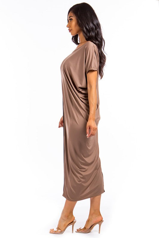 Nude Maxi Dress