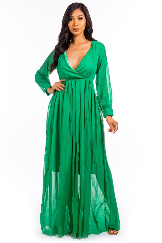 Green Maxi Dress