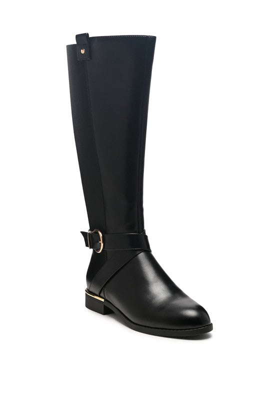 Women's Vegan Leather Riding Boots