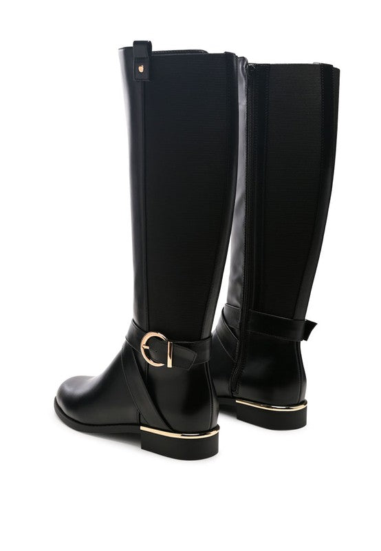 Women's Vegan Leather Riding Boots