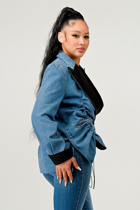 Athina Cute Denim Blazer