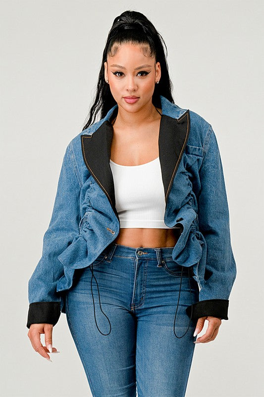 Athina Cute Denim Blazer