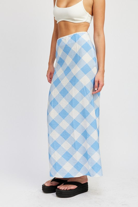 BIAS MAXI SKIRT