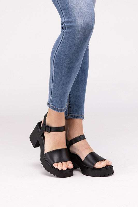 BOOMER Platform Heel Sandals