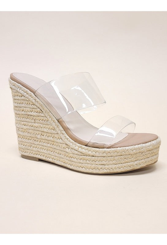 Bigfan Wedges mules