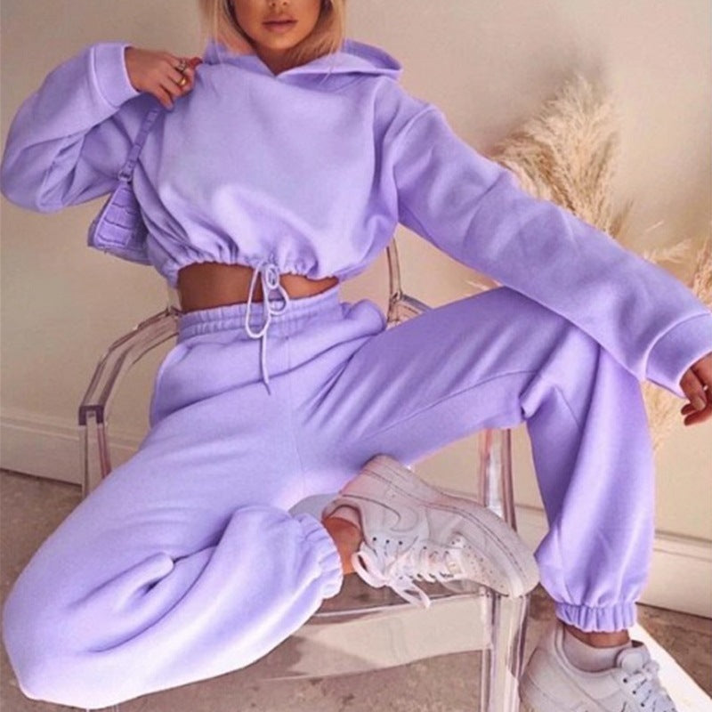 Women's 2 Piece Jogger Suit Tracksuits