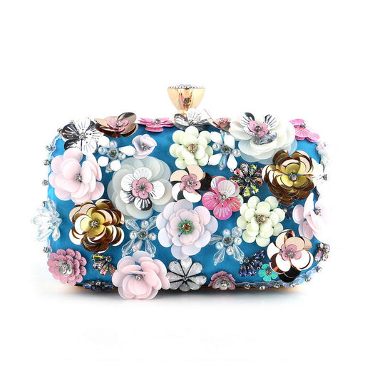 Flower Evening Clutch Bag