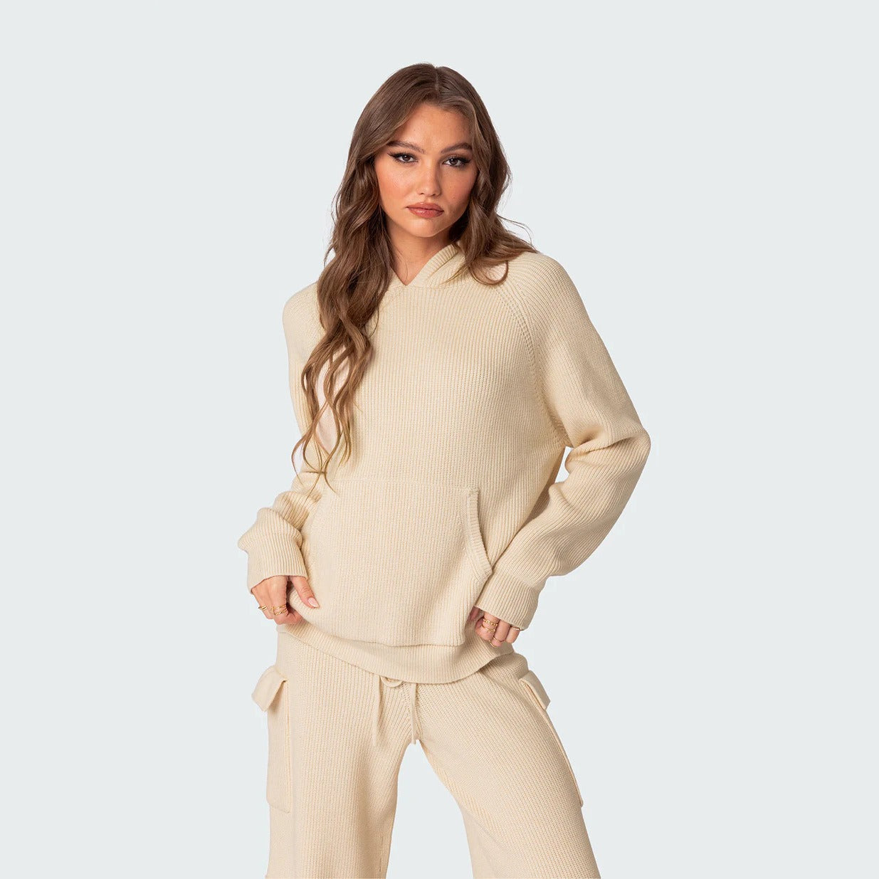 Sweater Knitted Activewear Set