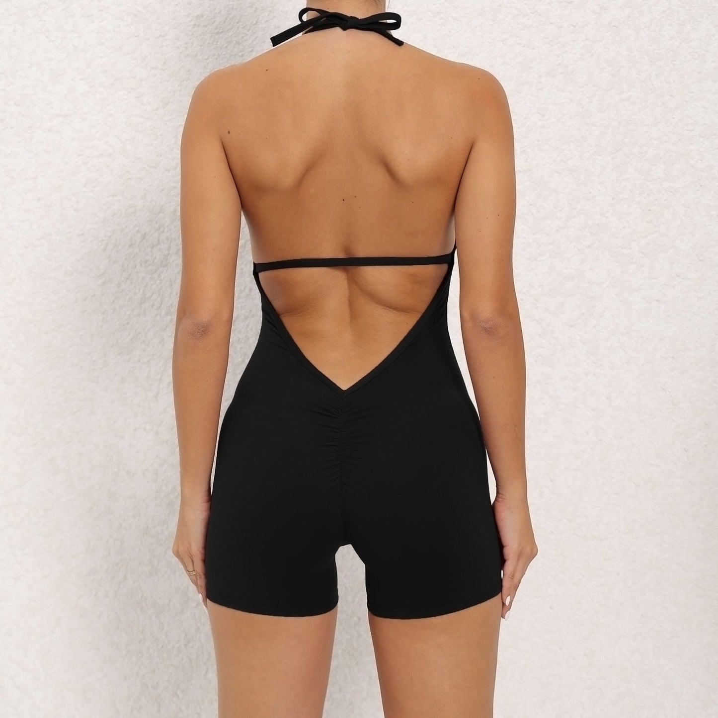 Halter Neck One-piece Jumpsuit