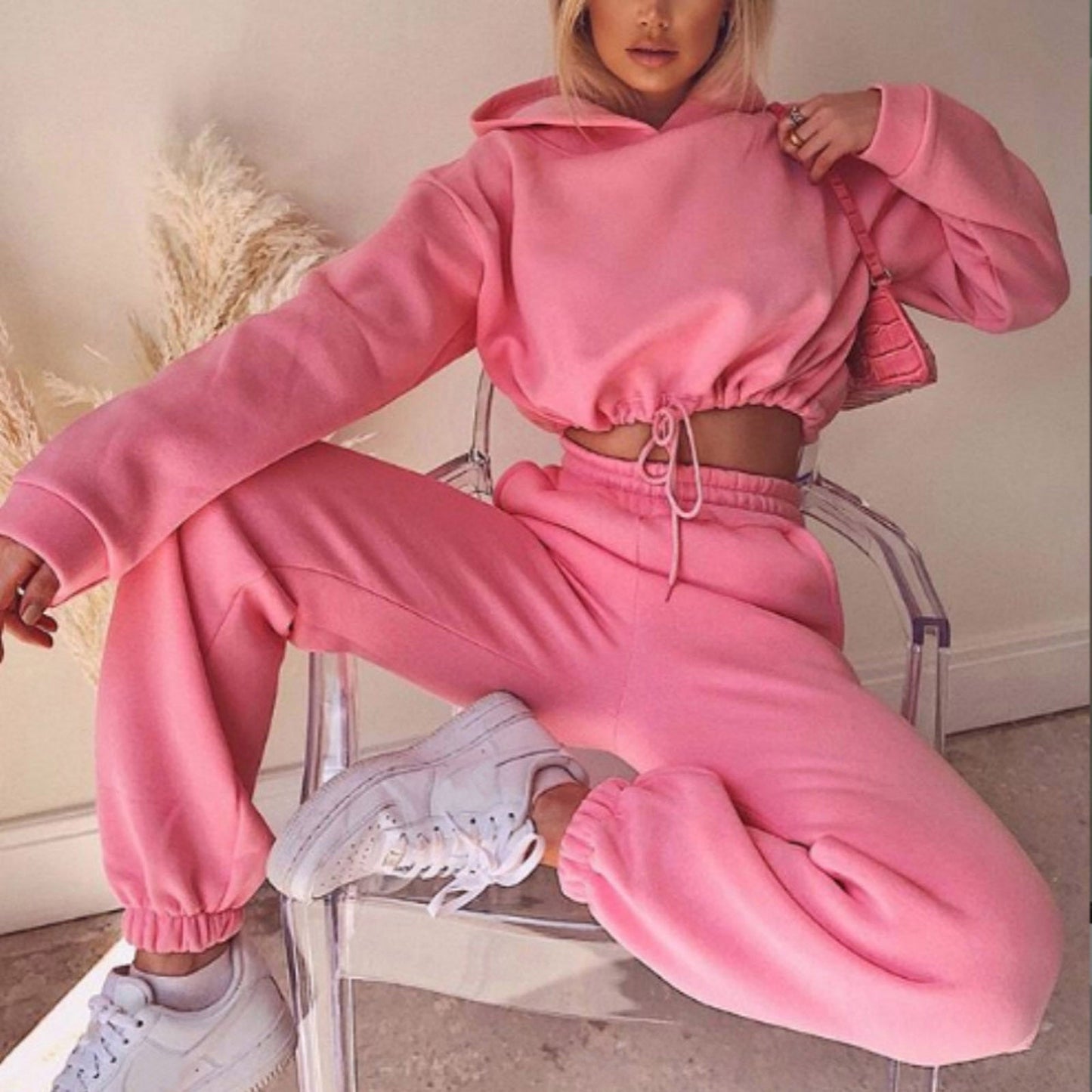 Women's 2 Piece Jogger Suit Tracksuits