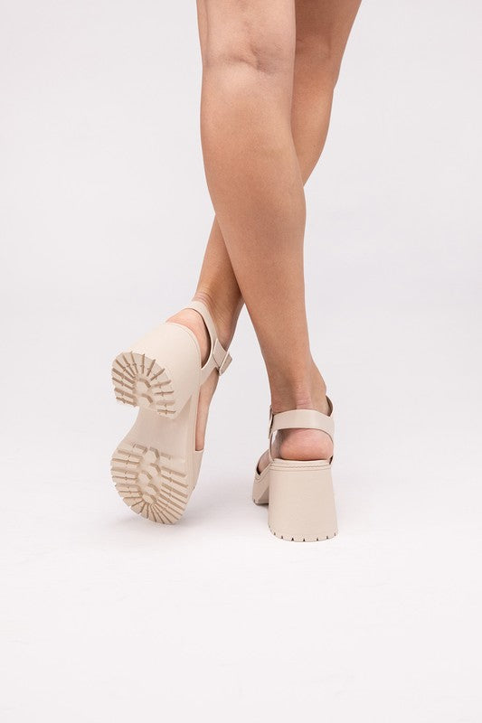 BOOMER Platform Heel Sandals