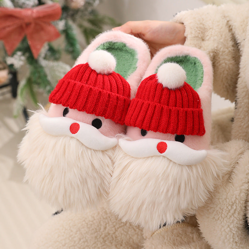 Santa Claus Warm- lined Slippers