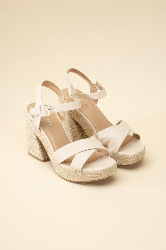 Espadrille Sandal Heel