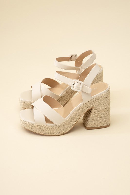 Espadrille Sandal Heel