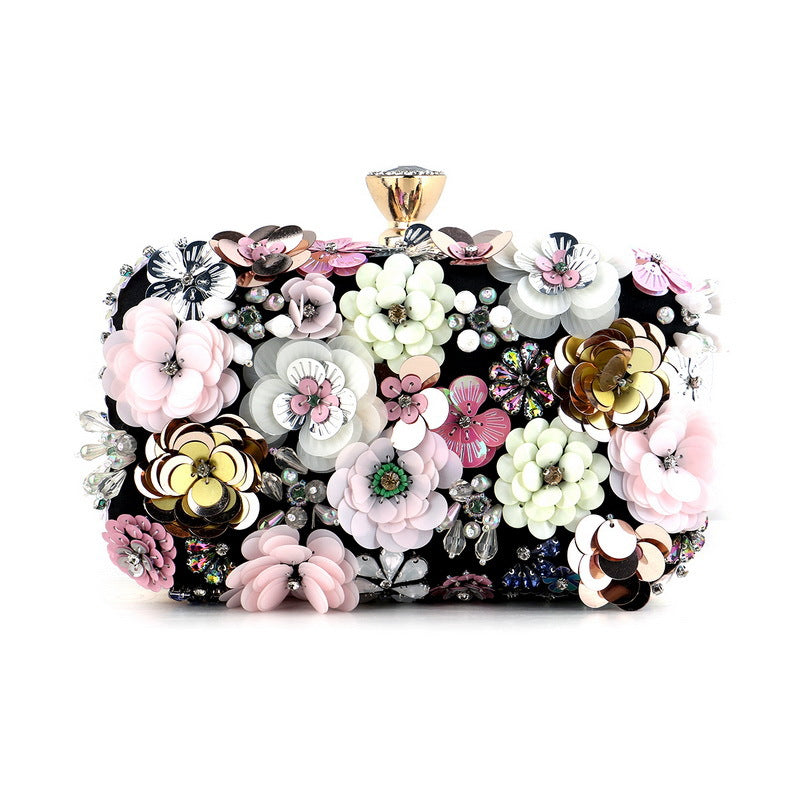 Flower Evening Clutch Bag