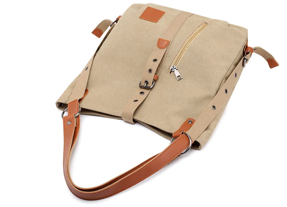 Canvas Women Multifunction Women Back Pack Bag