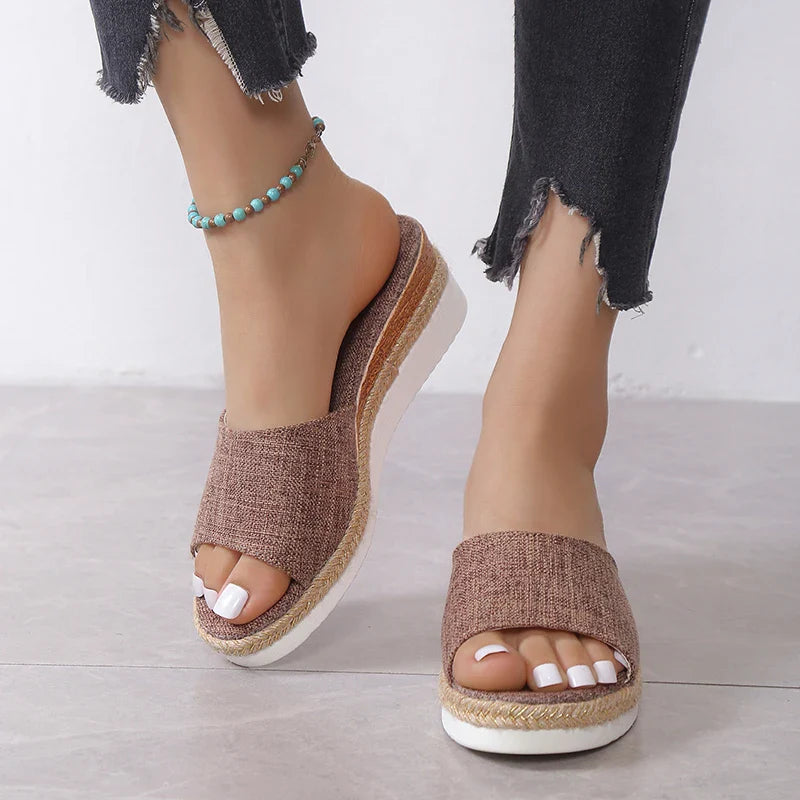 Casual Wedge Slippers Platform Sandals