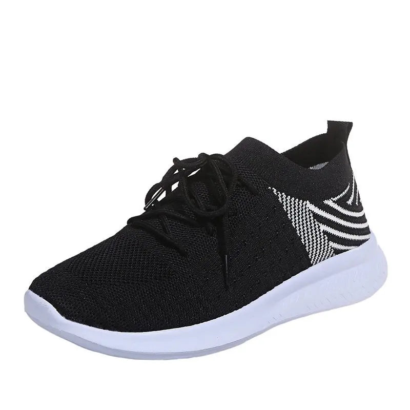 Breathable Mesh Platform Sneakers