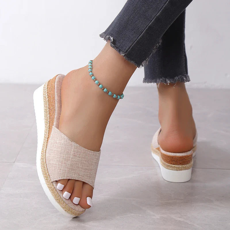 Casual Wedge Slippers Platform Sandals