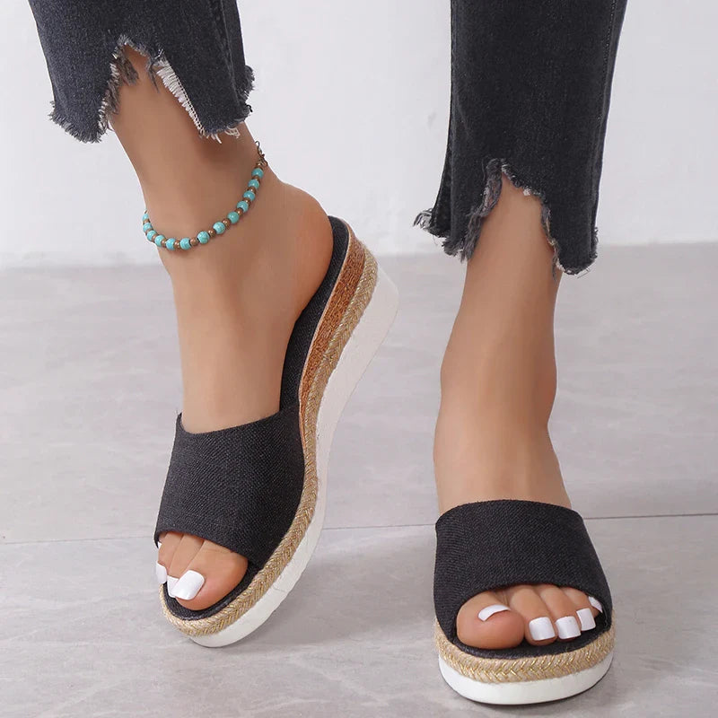 Casual Wedge Slippers Platform Sandals