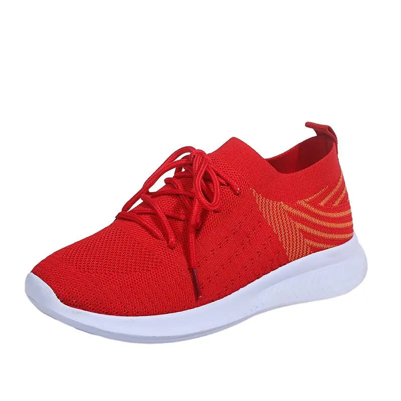 Breathable Mesh Platform Sneakers