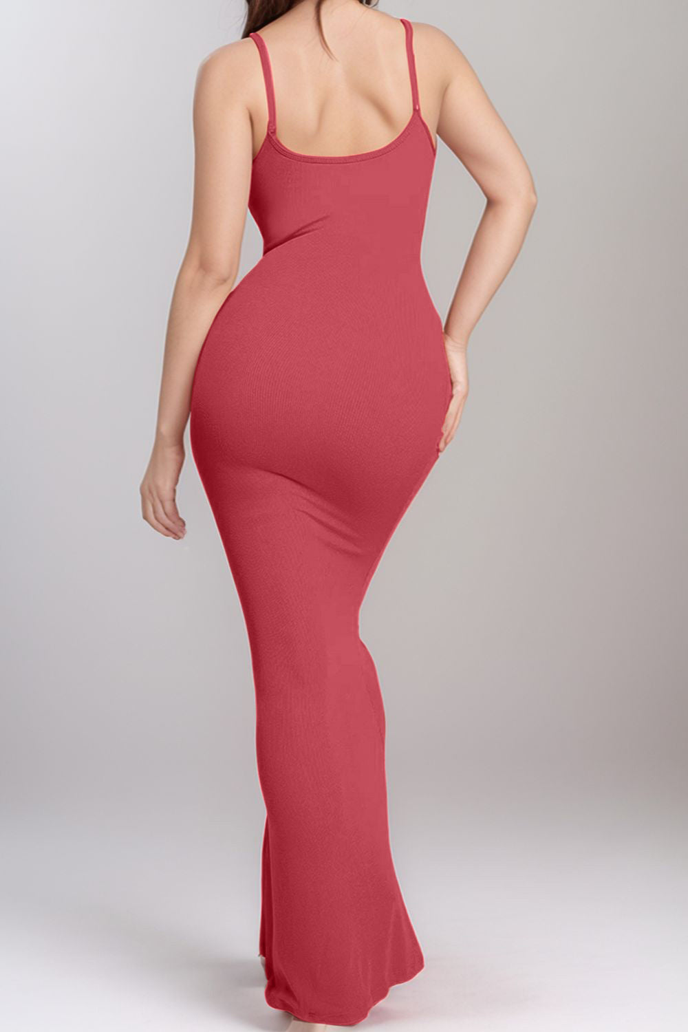 Ladies Built-In Shapewear Sleeveless Maxi Dress