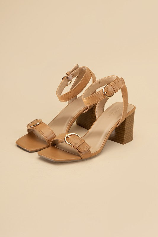 Buckle Sandal Heel