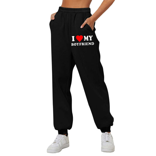 I Love MY BOYFRIEND  Casual Sweatpants