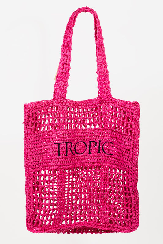 Cutout Graphic Tote Bag