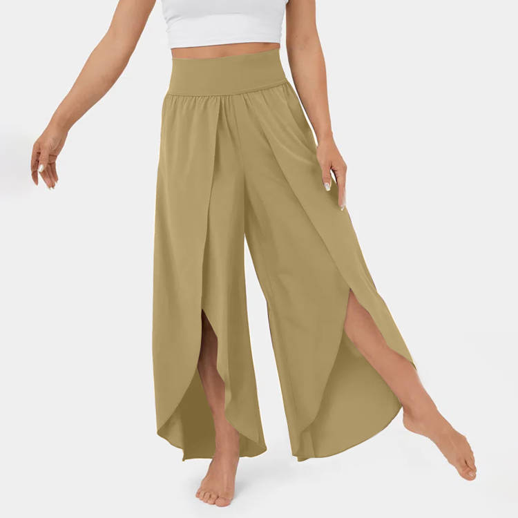 Loose Split Yoga Summer Pants